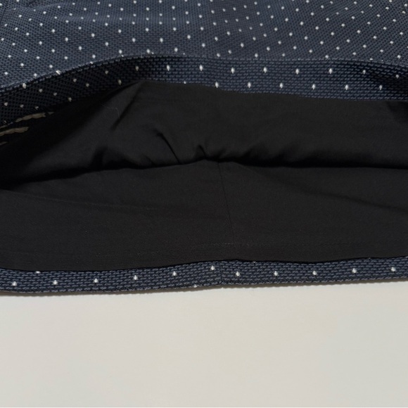 Loft Navy Blue Polka Dot Skirt Size 4 Preppy Business Casual Office - Picture 7 of 7